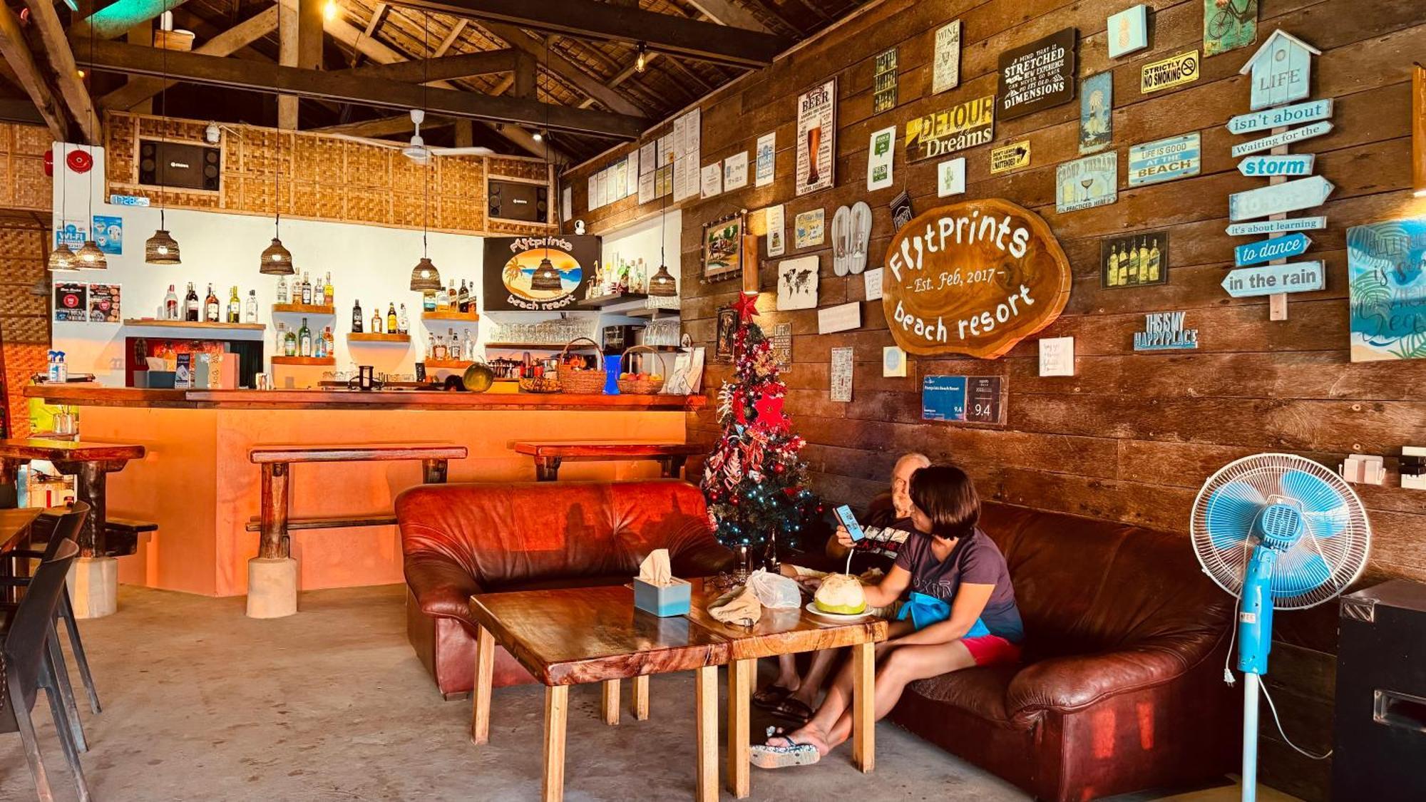 Footprints Beach Resort Agpudlos Ngoại thất bức ảnh